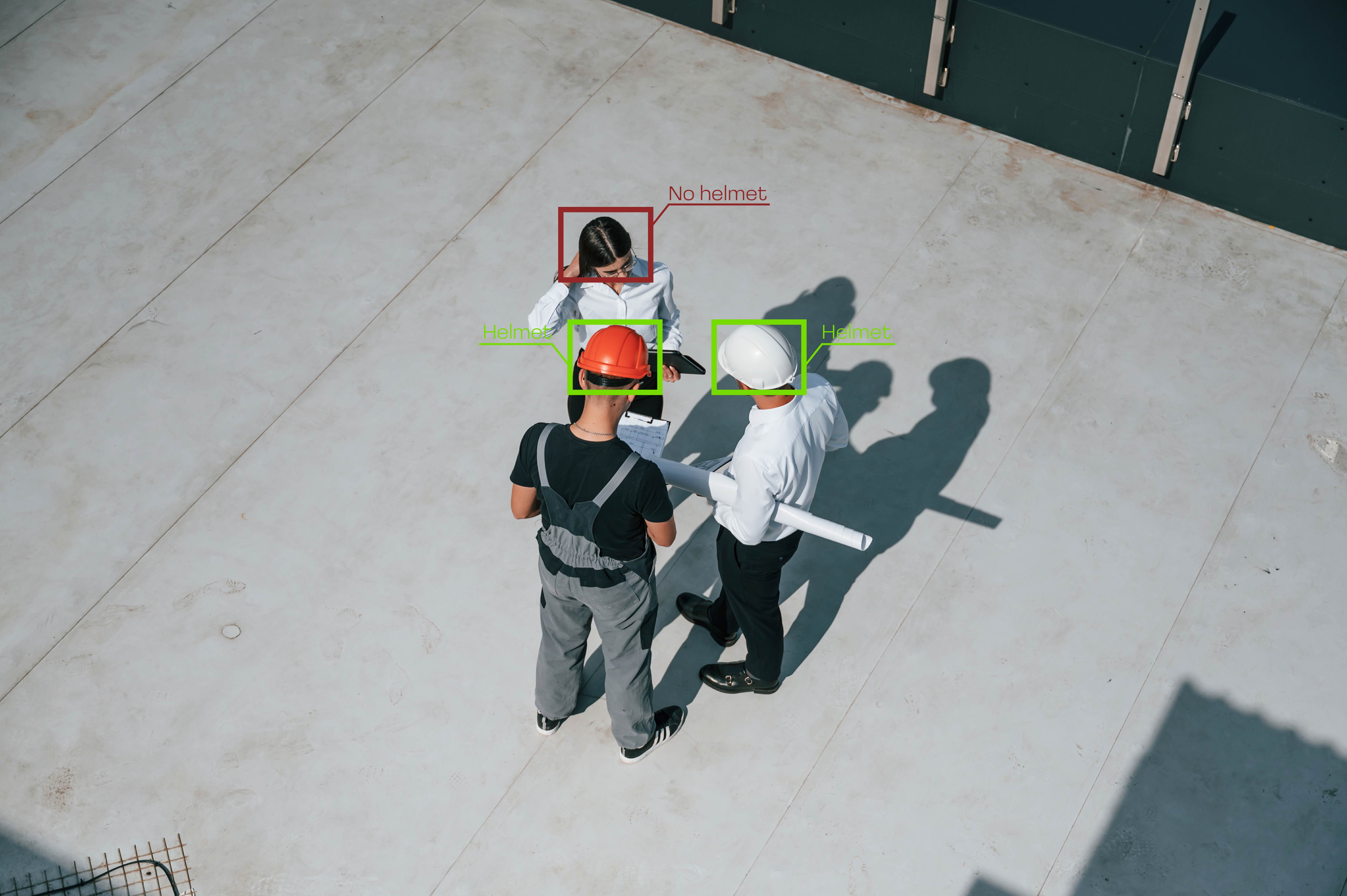 PPE detection on construction site